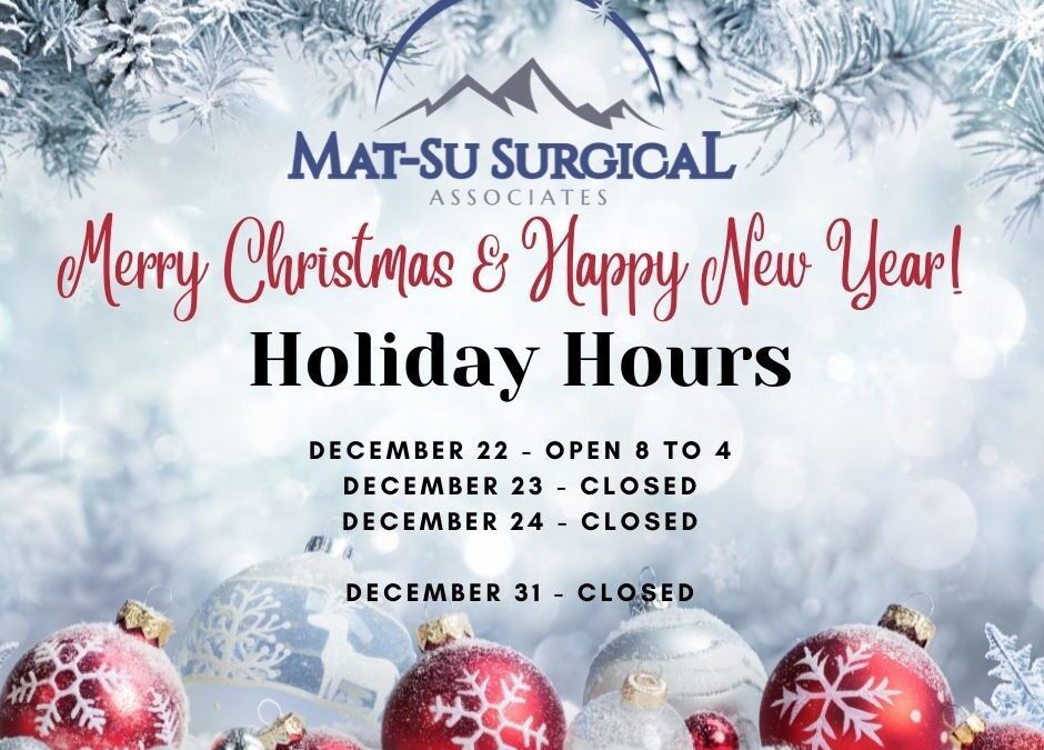 2021 Holiday Hours